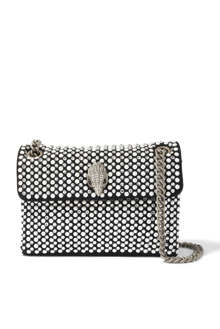 Kensington Mini Pearl and Crystal-Embellished Crossbody Bag